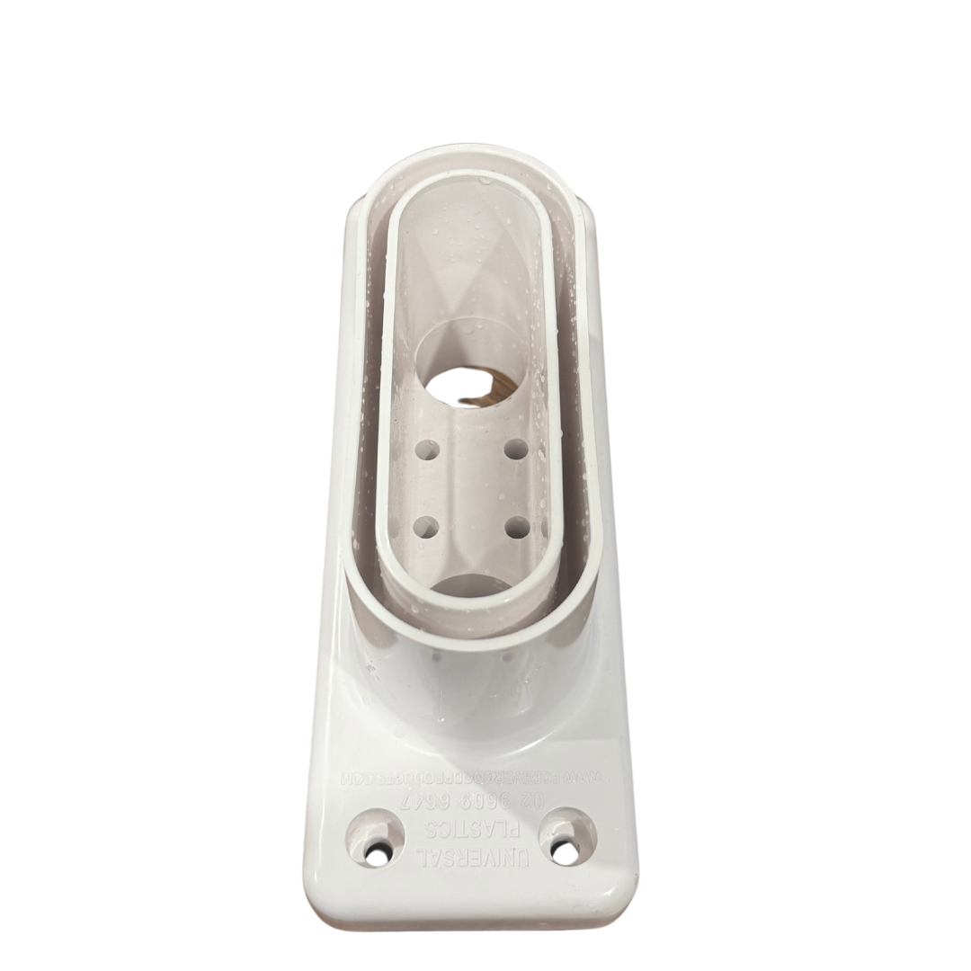 Cattle Rail Fencing Bracket – High-Density UV Rated Plastic